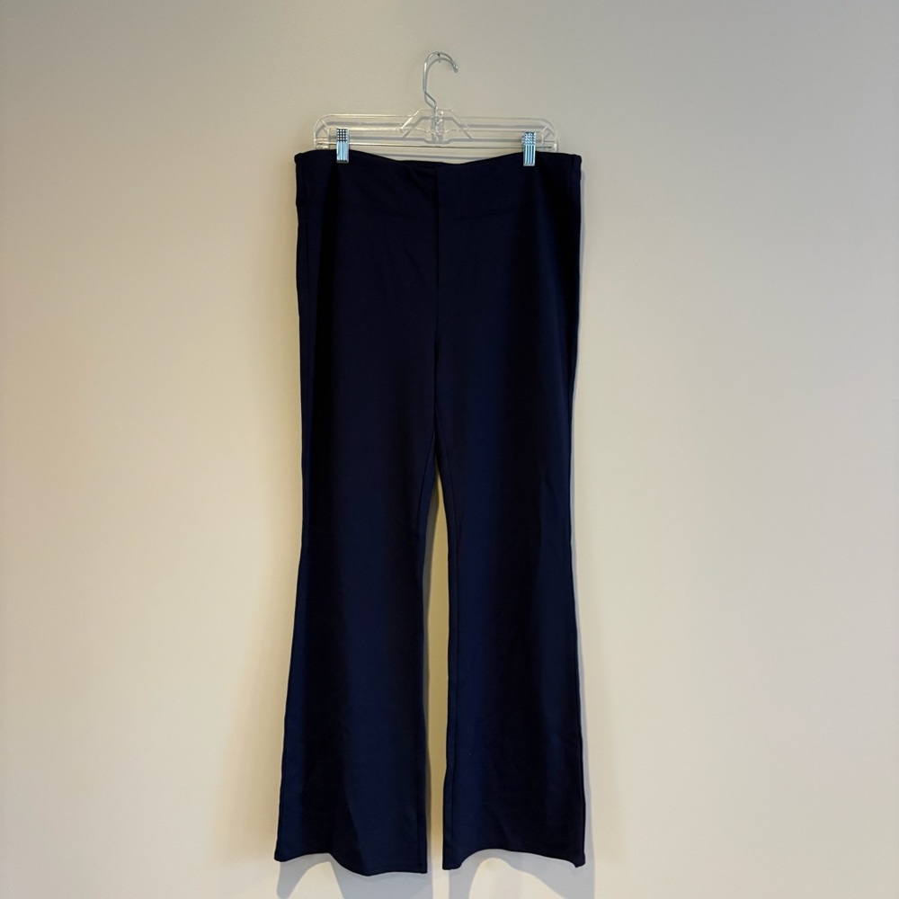 HALARA Navy Flare Wide Leg Women's Pants